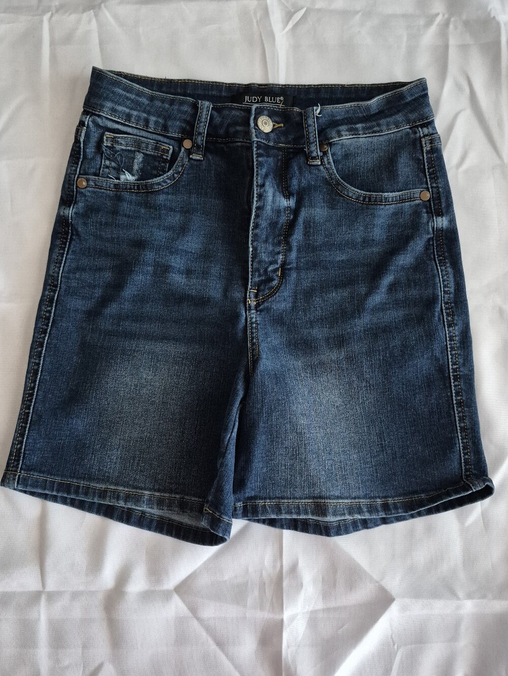 Judy Blue Classic Dark Blue Denim Shorts Sz Small